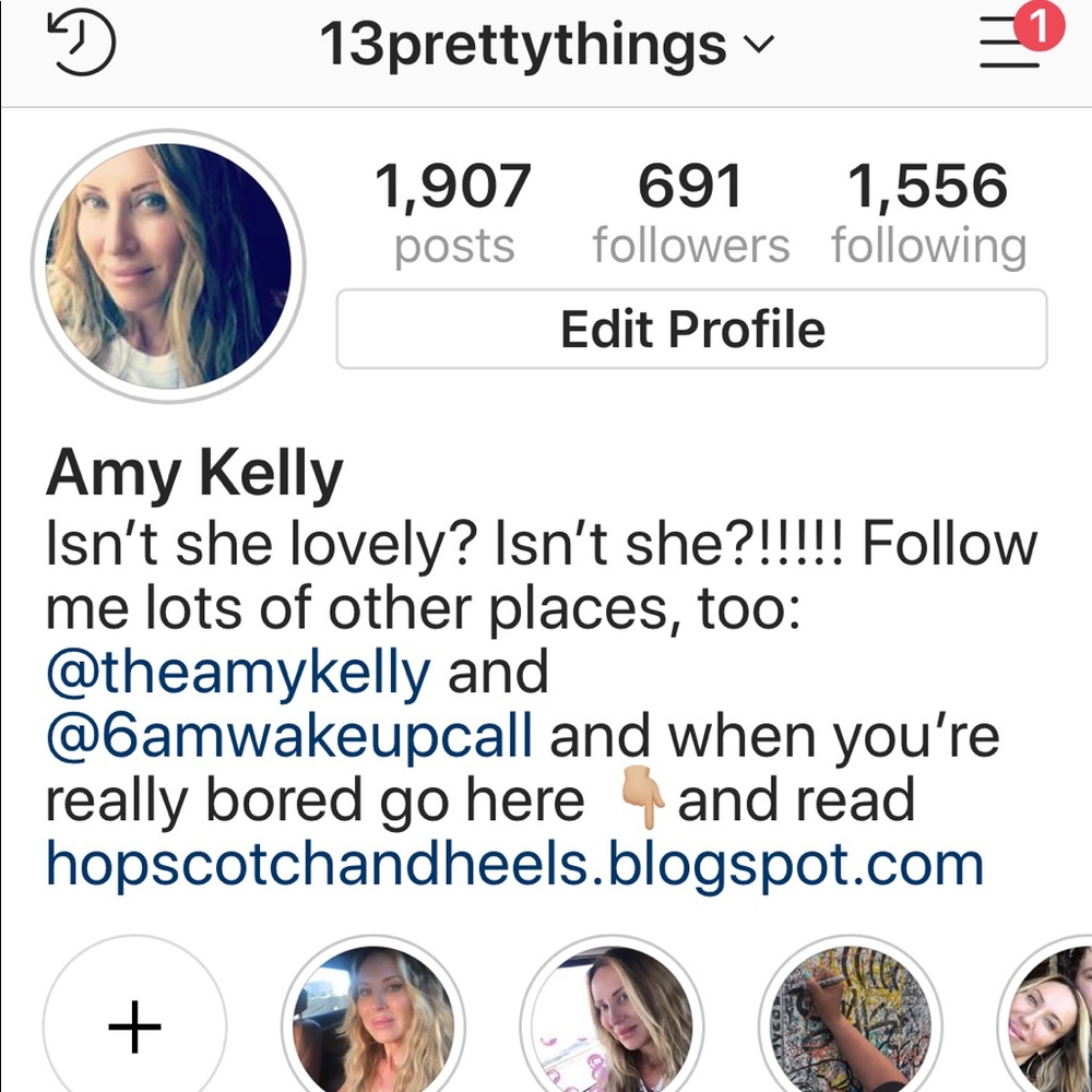 Follow me at my Instagram